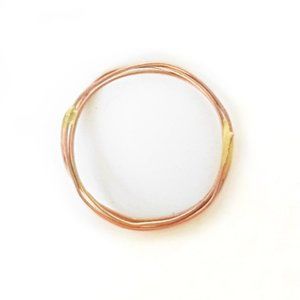 18k Red Gold with 9k Yellow Gold Wrapped Ring